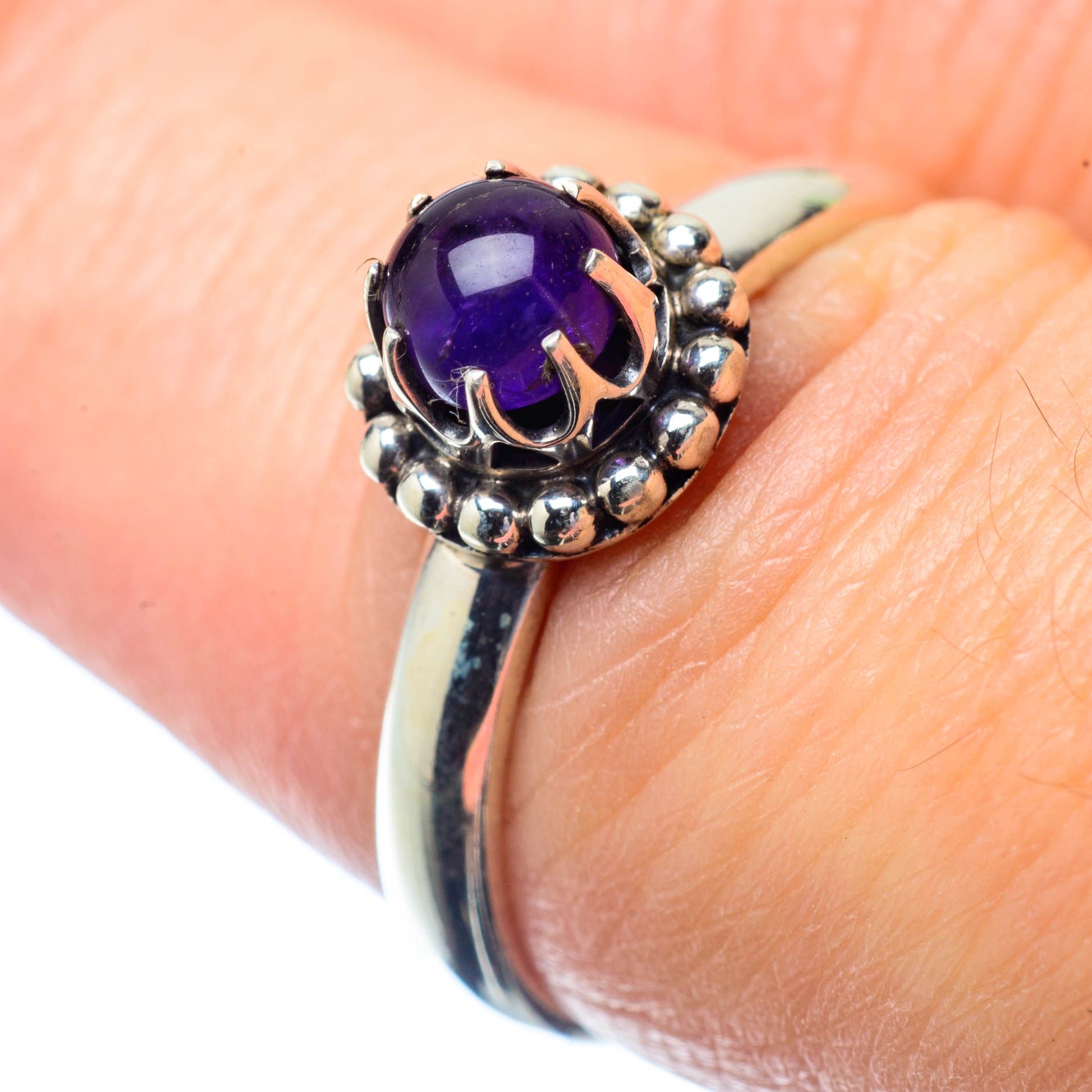 Amethyst Rings handcrafted by Ana Silver Co - RING27010