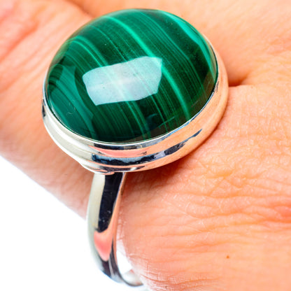 Malachite Rings handcrafted by Ana Silver Co - RING27026