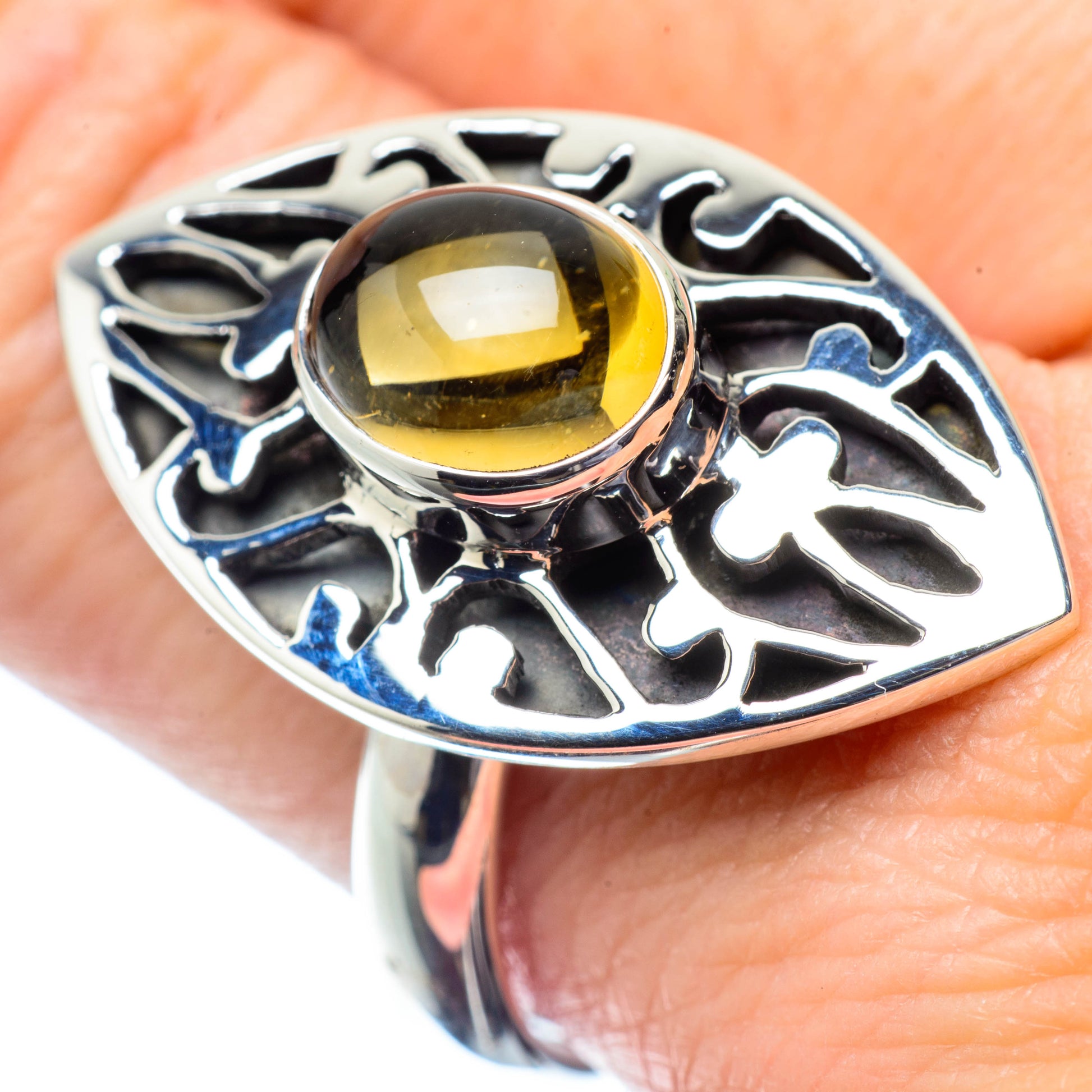 Citrine Rings handcrafted by Ana Silver Co - RING27033