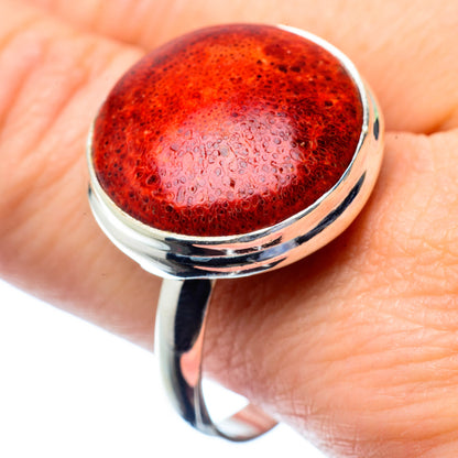Sponge Coral Rings handcrafted by Ana Silver Co - RING27056