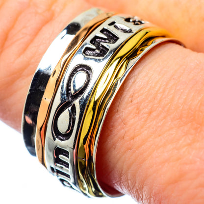 Meditation Spinner Rings handcrafted by Ana Silver Co - RING27120
