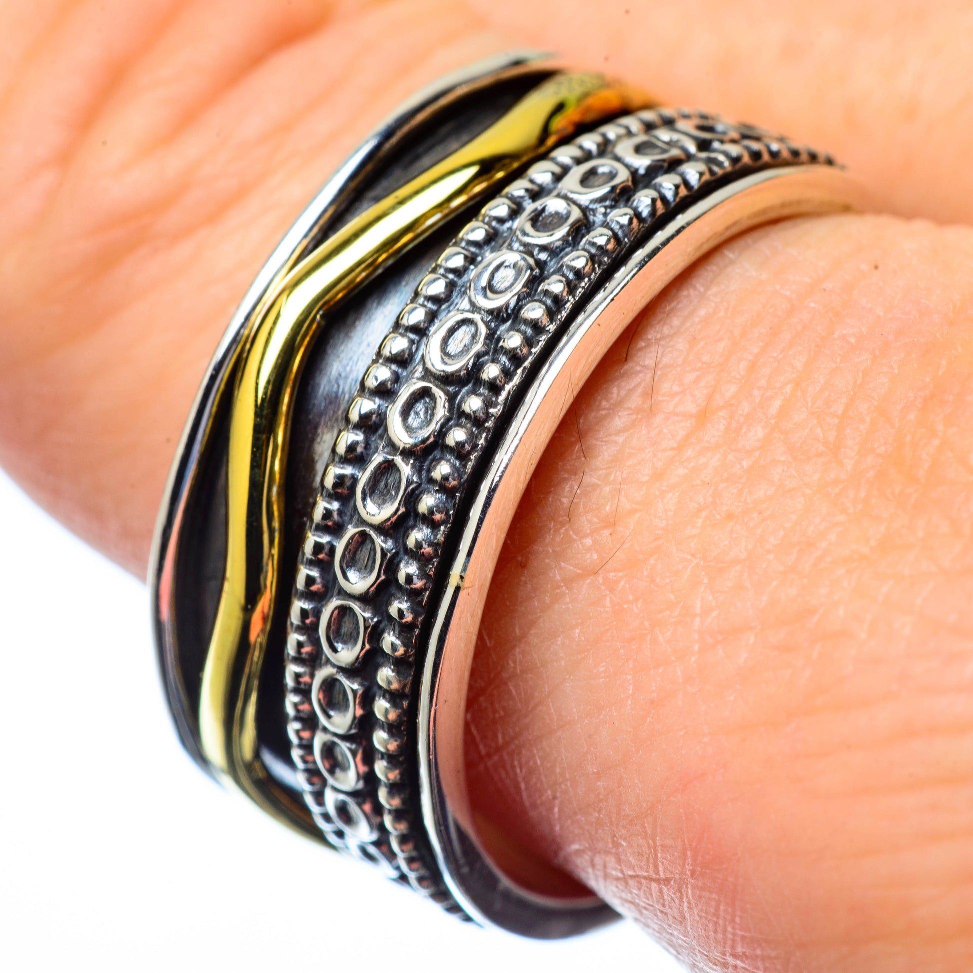Meditation Spinner Rings handcrafted by Ana Silver Co - RING27153