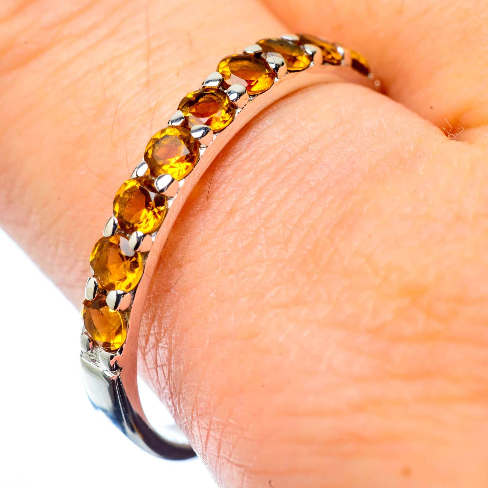 Citrine Rings handcrafted by Ana Silver Co - RING27174