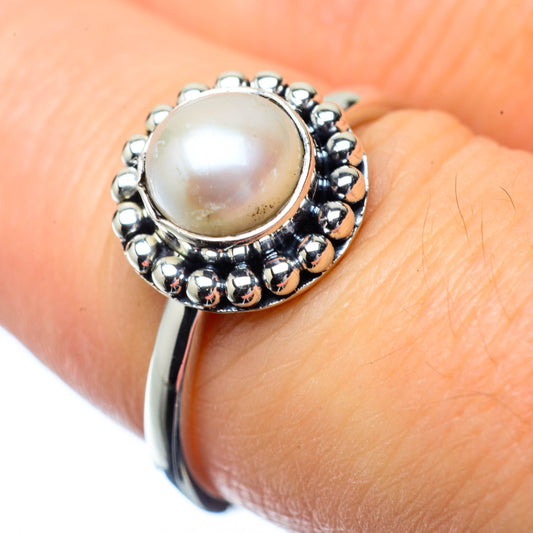 Cultured Pearl Rings handcrafted by Ana Silver Co - RING27189