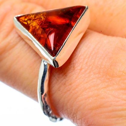 Baltic Amber Rings handcrafted by Ana Silver Co - RING27212
