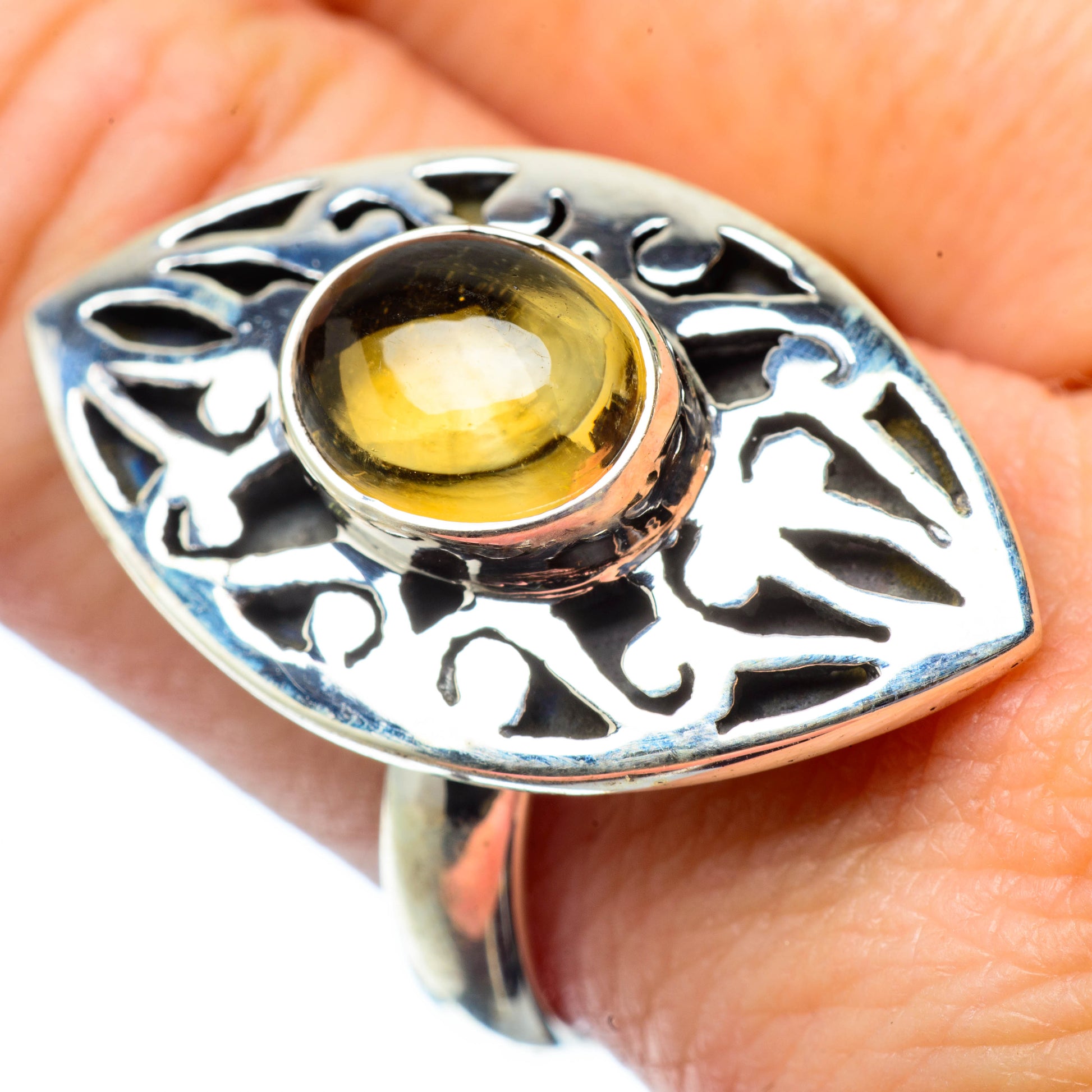 Citrine Rings handcrafted by Ana Silver Co - RING27354