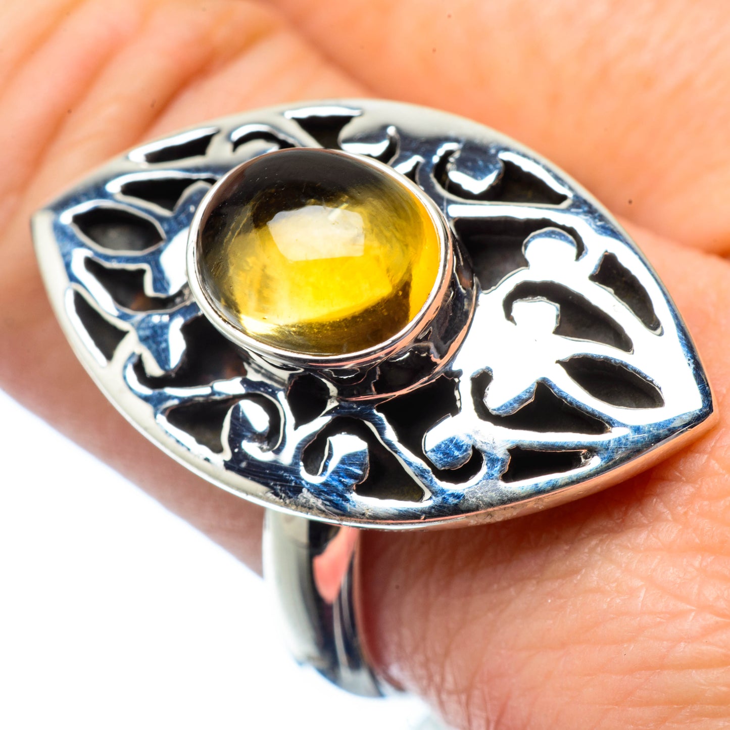 Citrine Rings handcrafted by Ana Silver Co - RING27391