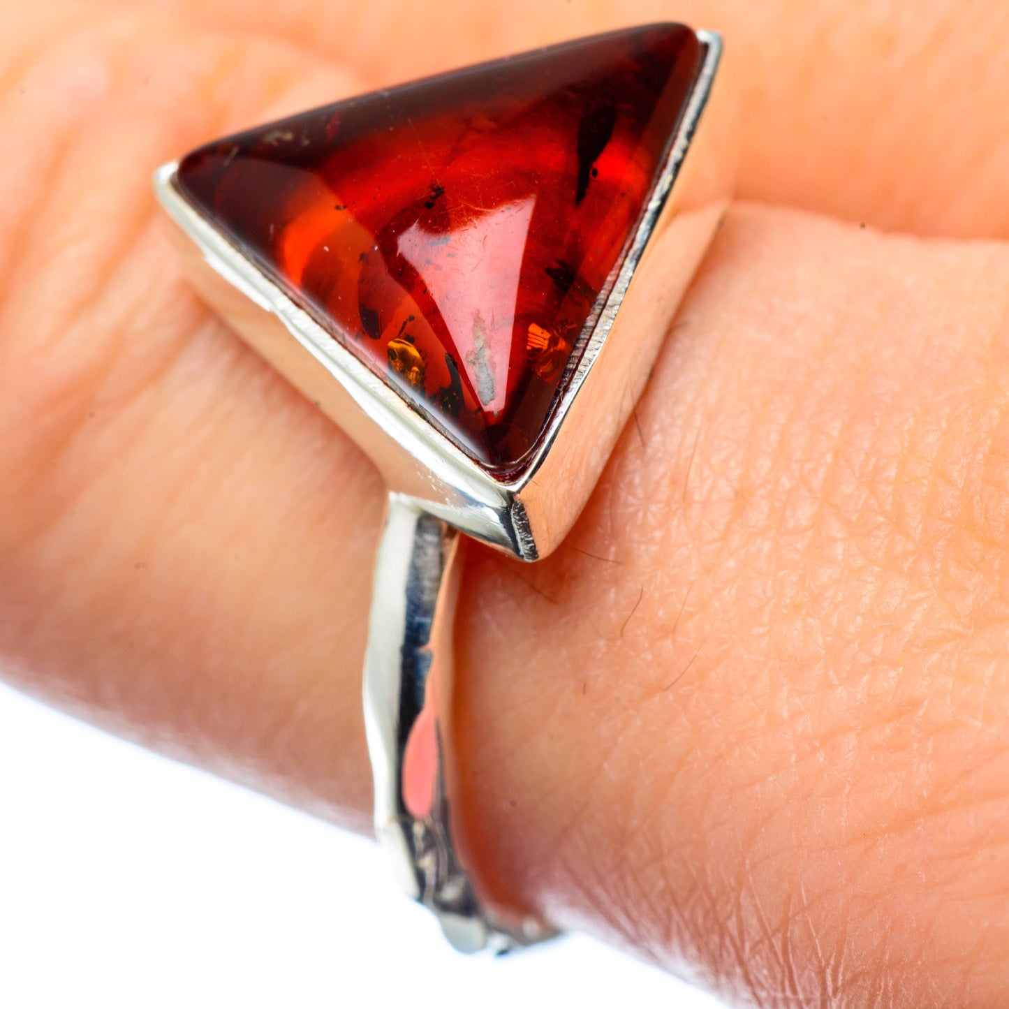 Baltic Amber Rings handcrafted by Ana Silver Co - RING27516