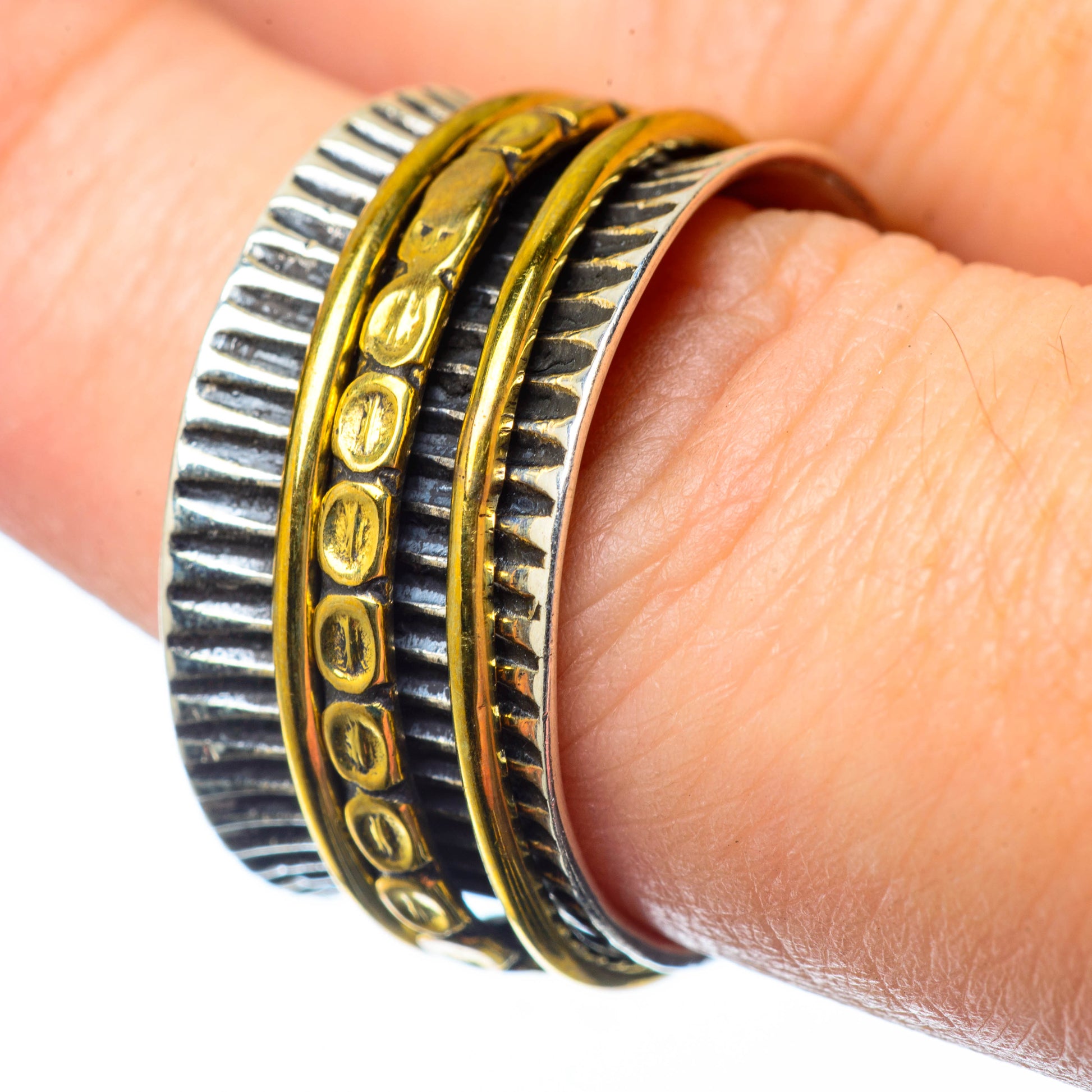 Meditation Spinner Rings handcrafted by Ana Silver Co - RING28018