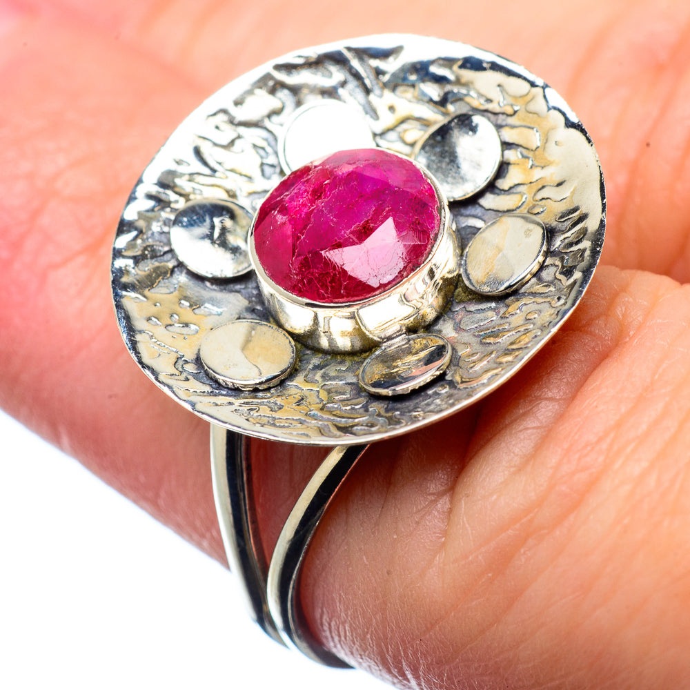 Red Sillimanite Rings handcrafted by Ana Silver Co - RING28472