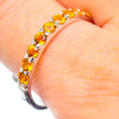Citrine Rings handcrafted by Ana Silver Co - RING28675