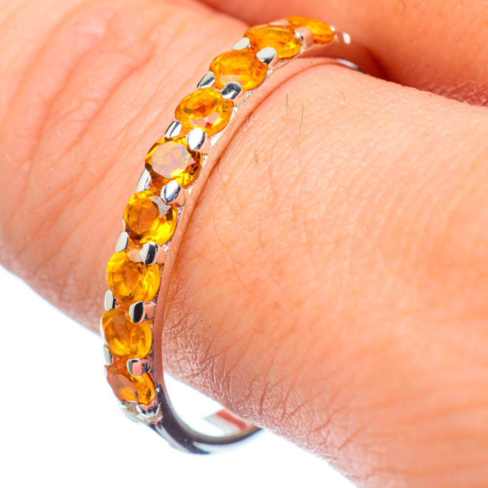 Citrine Rings handcrafted by Ana Silver Co - RING28834