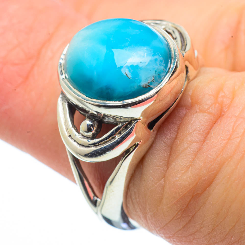 Larimar Rings handcrafted by Ana Silver Co - RING28936