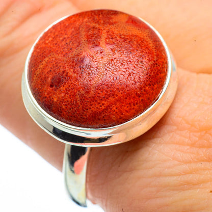 Sponge Coral Rings handcrafted by Ana Silver Co - RING29080