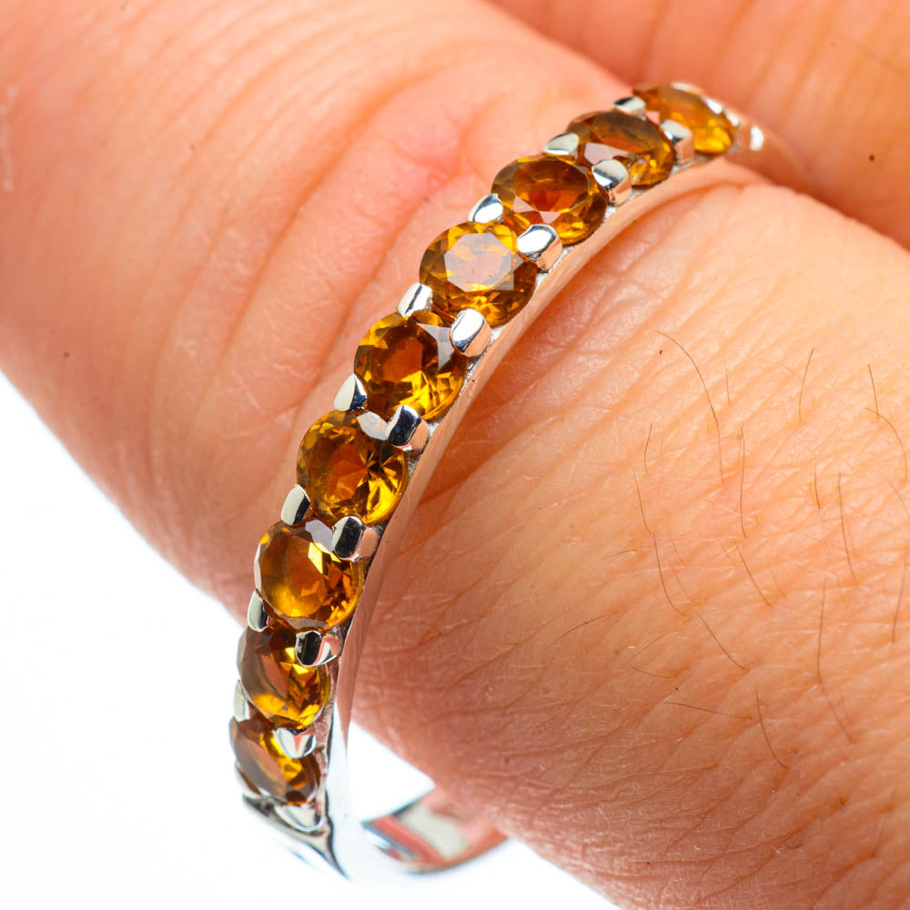 Citrine Rings handcrafted by Ana Silver Co - RING29116