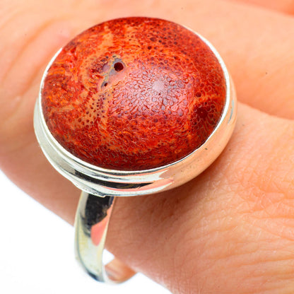 Sponge Coral Rings handcrafted by Ana Silver Co - RING29179