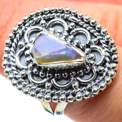 Ethiopian Opal Rings handcrafted by Ana Silver Co - RING29227