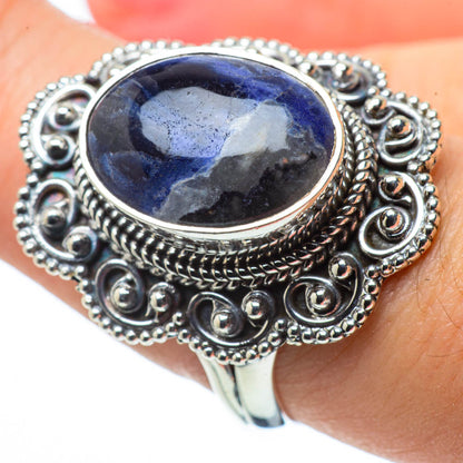 Sodalite Rings handcrafted by Ana Silver Co - RING29561