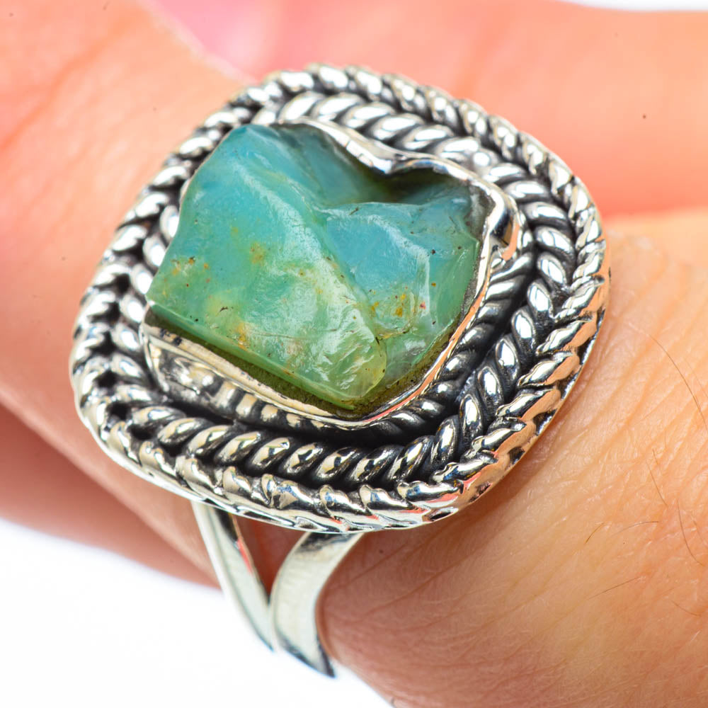 Peruvian Opal Rings handcrafted by Ana Silver Co - RING29616