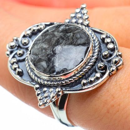 Pinolith Jasper Rings handcrafted by Ana Silver Co - RING29708