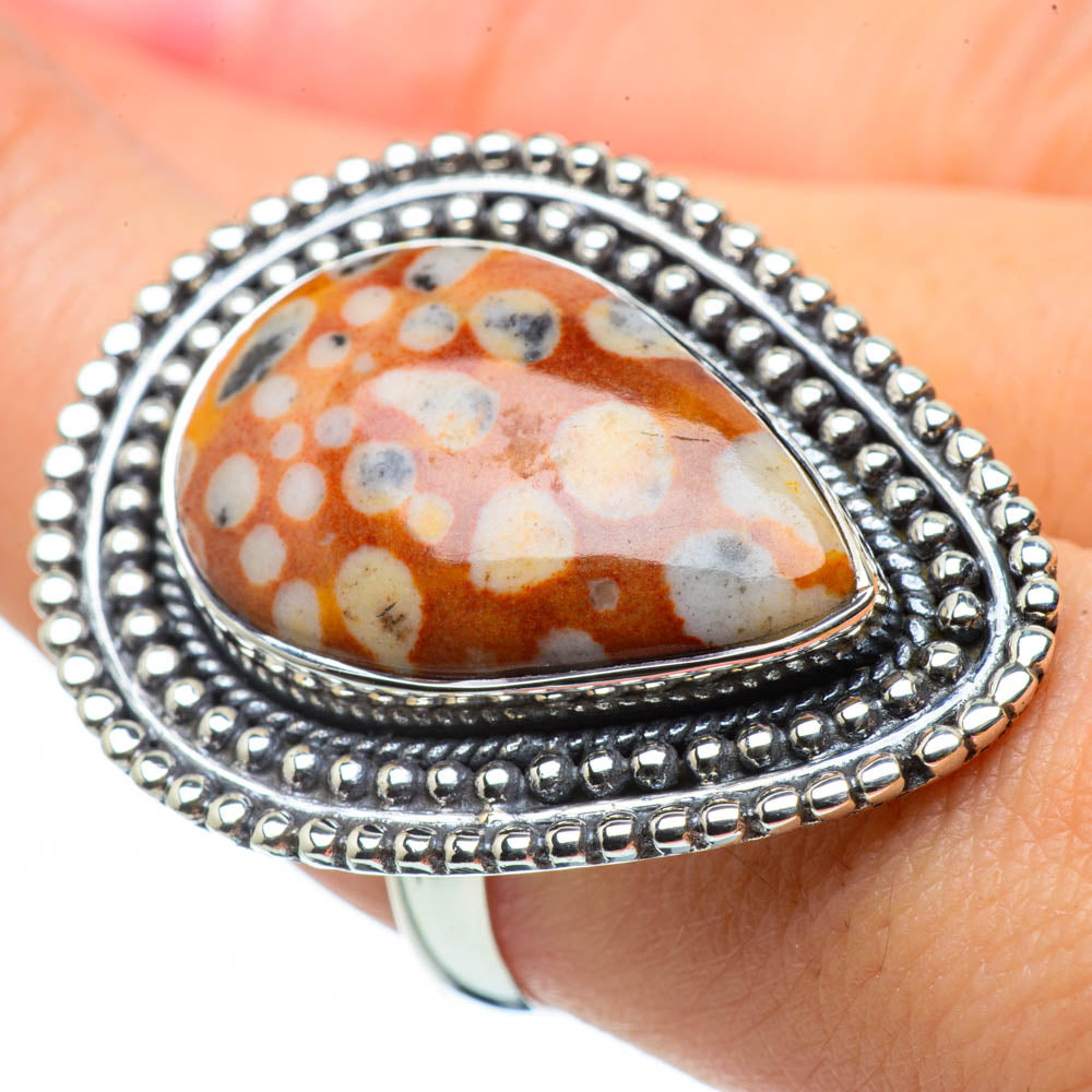 Ocean Jasper Rings handcrafted by Ana Silver Co - RING29827