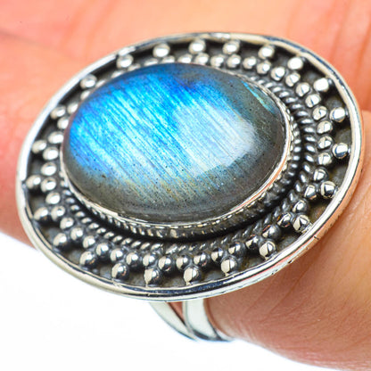 Labradorite Rings handcrafted by Ana Silver Co - RING29863