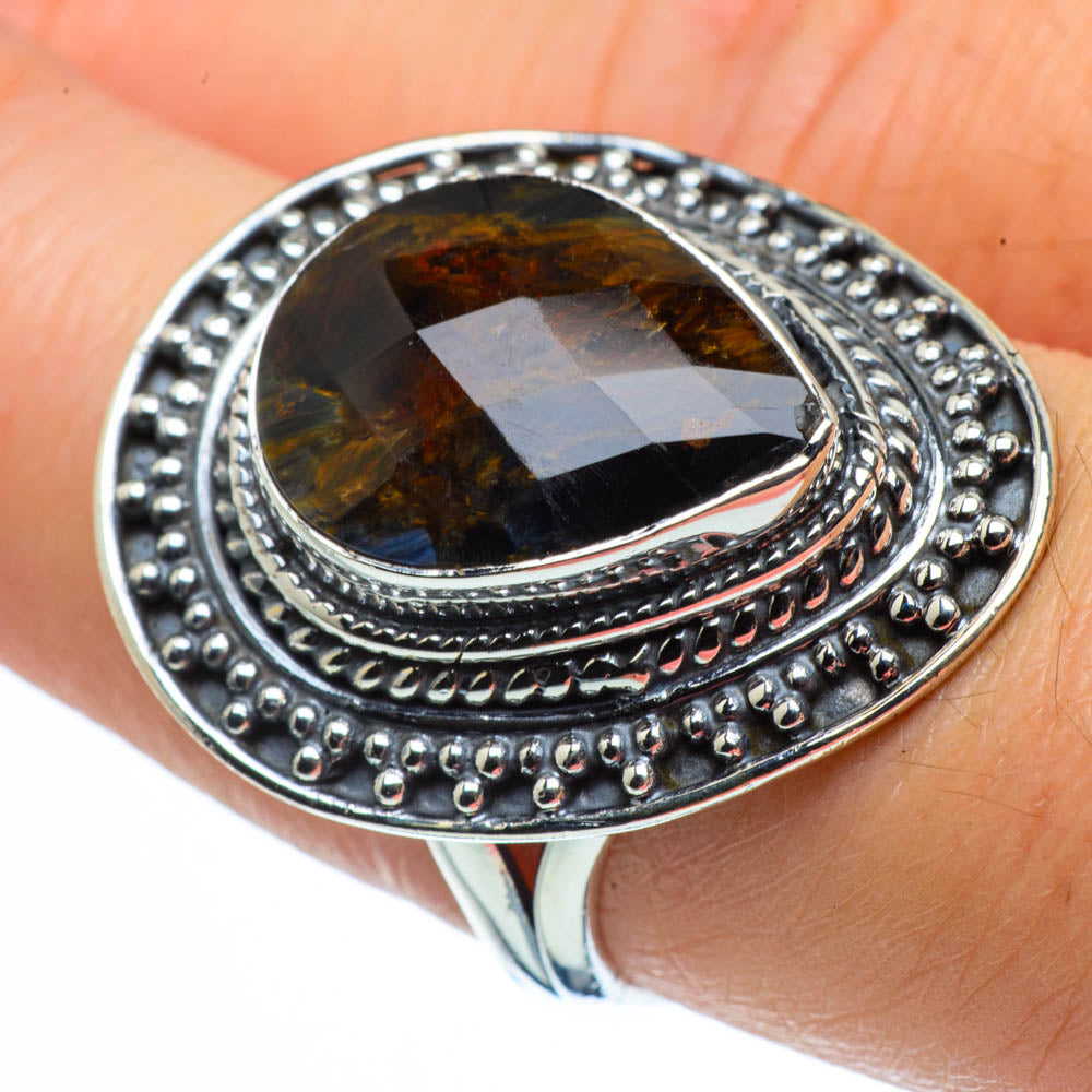 Pietersite Rings handcrafted by Ana Silver Co - RING30086