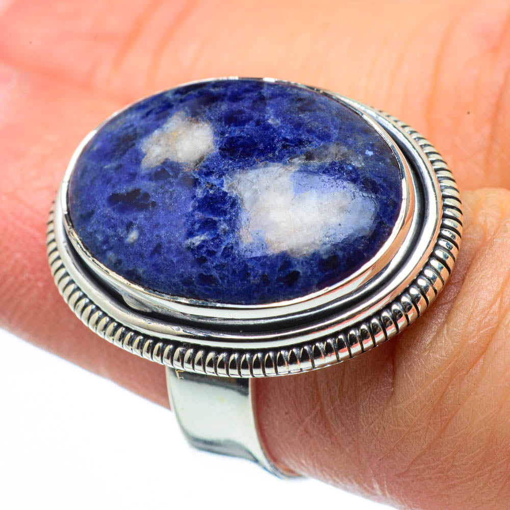 Sodalite Rings handcrafted by Ana Silver Co - RING30230