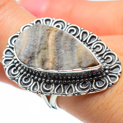 Desert Druzy Rings handcrafted by Ana Silver Co - RING30307
