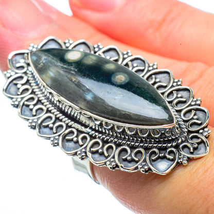 Ocean Jasper Rings handcrafted by Ana Silver Co - RING30321