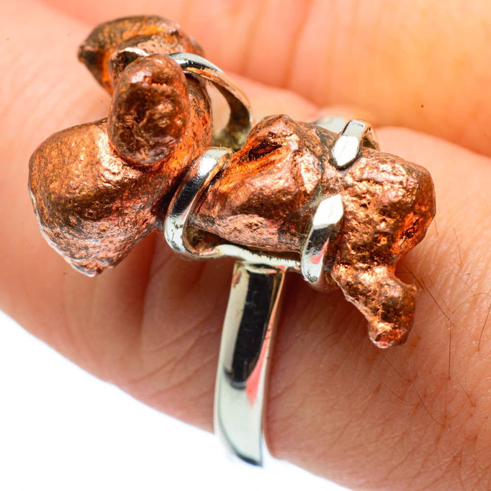 Splash Copper Rings handcrafted by Ana Silver Co - RING30413