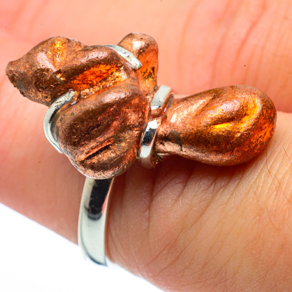 Splash Copper Rings handcrafted by Ana Silver Co - RING30459