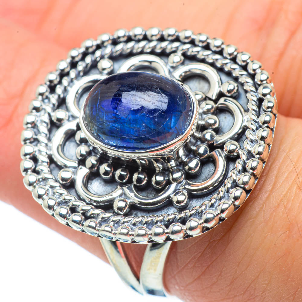Kyanite Rings handcrafted by Ana Silver Co - RING30502