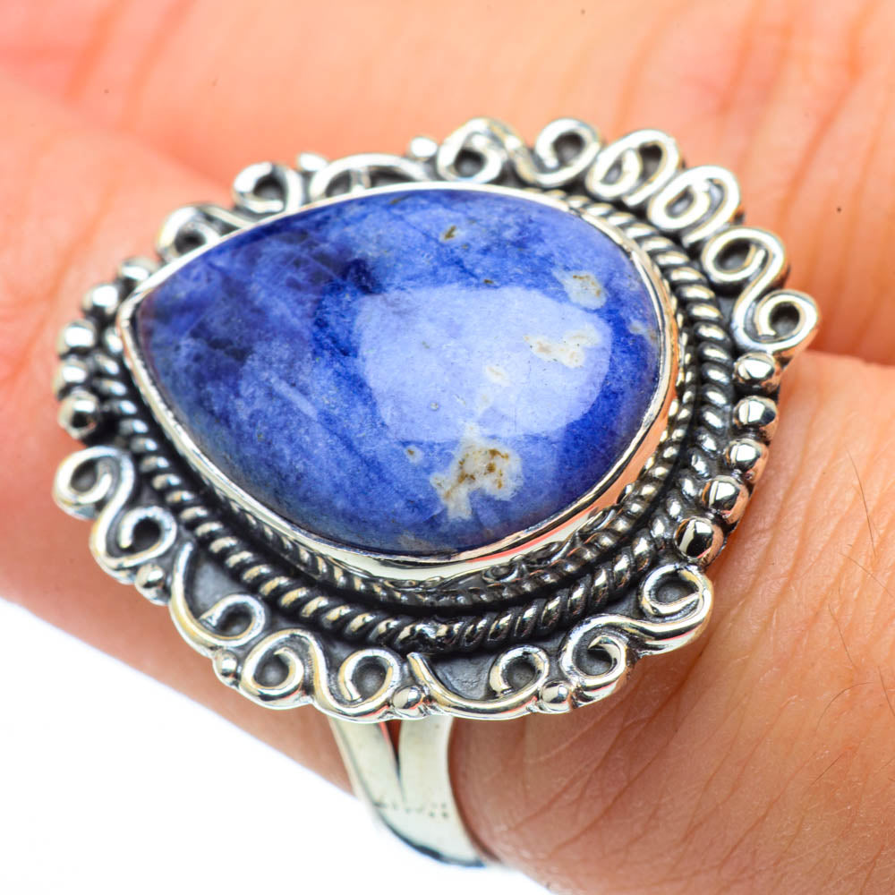 Sodalite Rings handcrafted by Ana Silver Co - RING30538