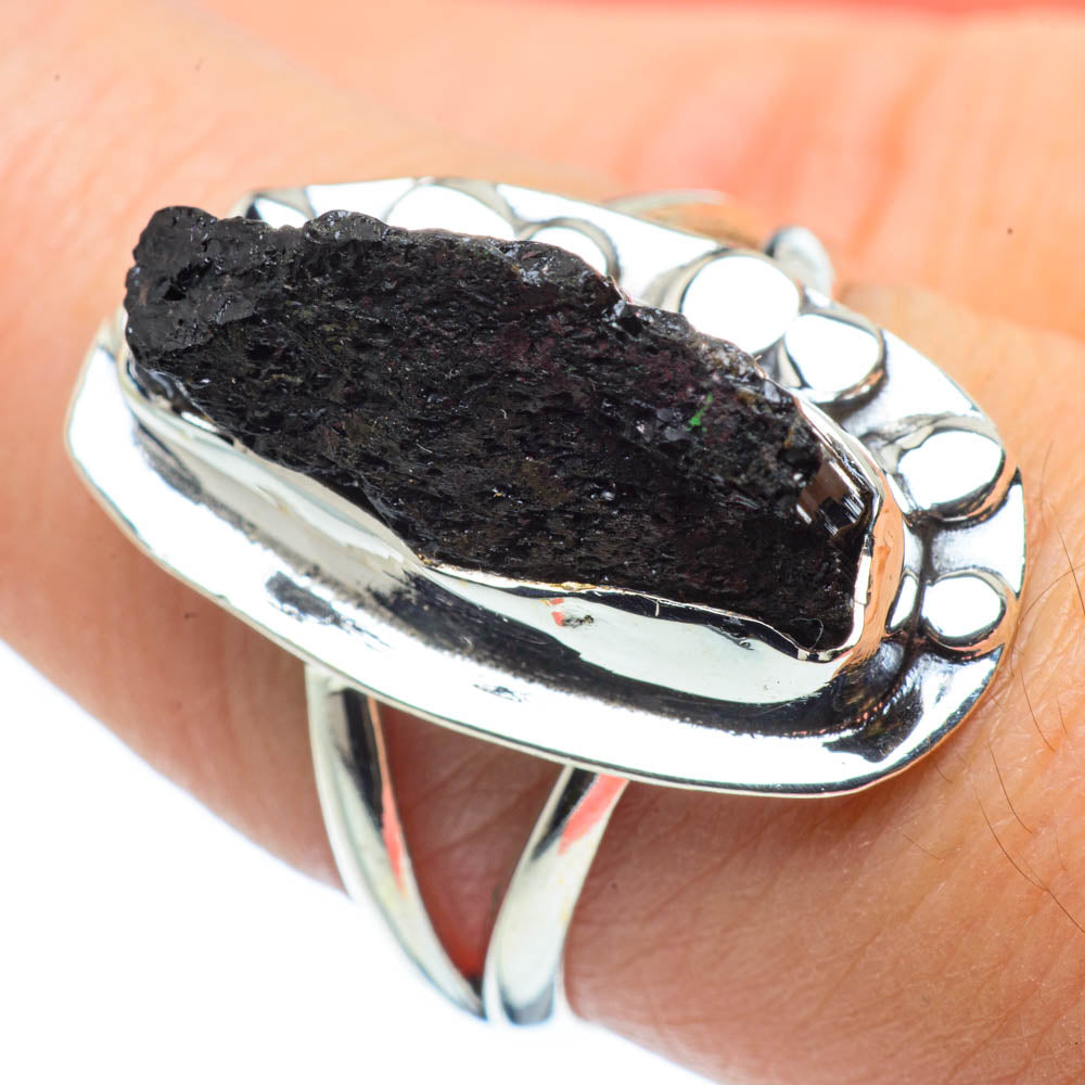 Tektite Rings handcrafted by Ana Silver Co - RING30569