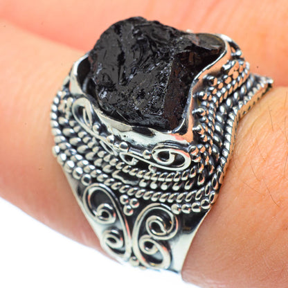 Tektite Rings handcrafted by Ana Silver Co - RING30592
