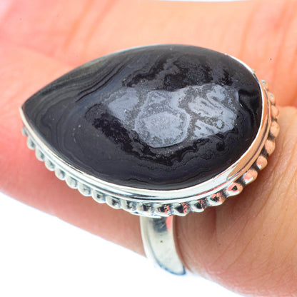 Psilomelane Rings handcrafted by Ana Silver Co - RING30732