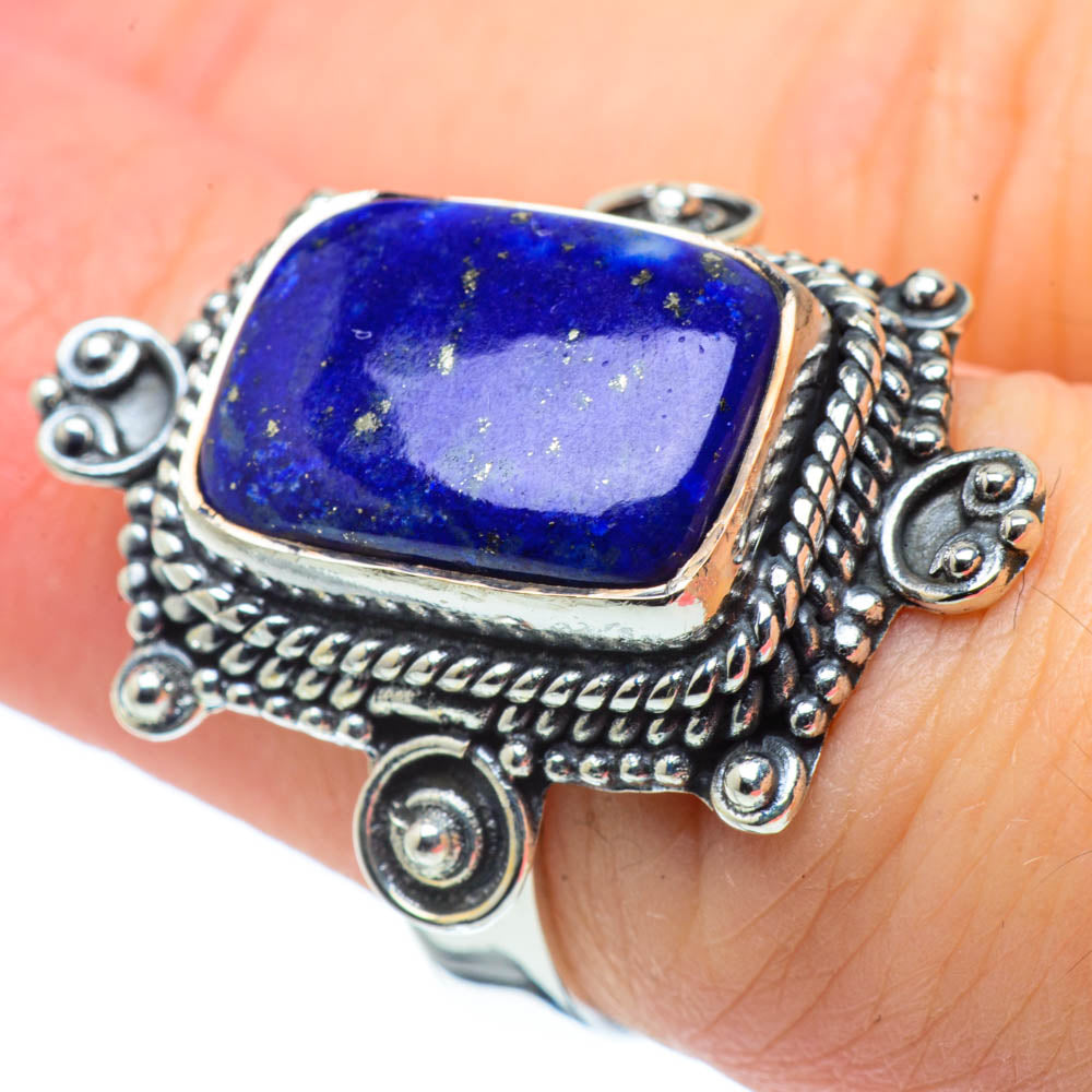 Lapis Lazuli Rings handcrafted by Ana Silver Co - RING30799