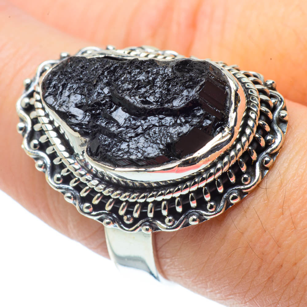 Tektite Rings handcrafted by Ana Silver Co - RING30921