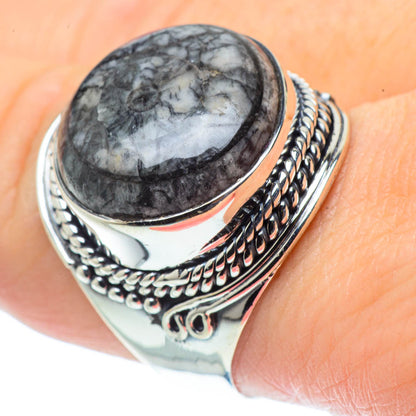 Pinolith Jasper Rings handcrafted by Ana Silver Co - RING30962