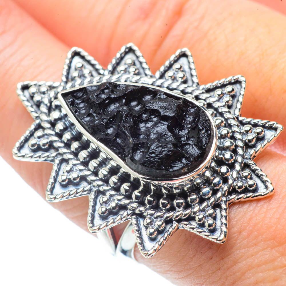 Tektite Rings handcrafted by Ana Silver Co - RING30993