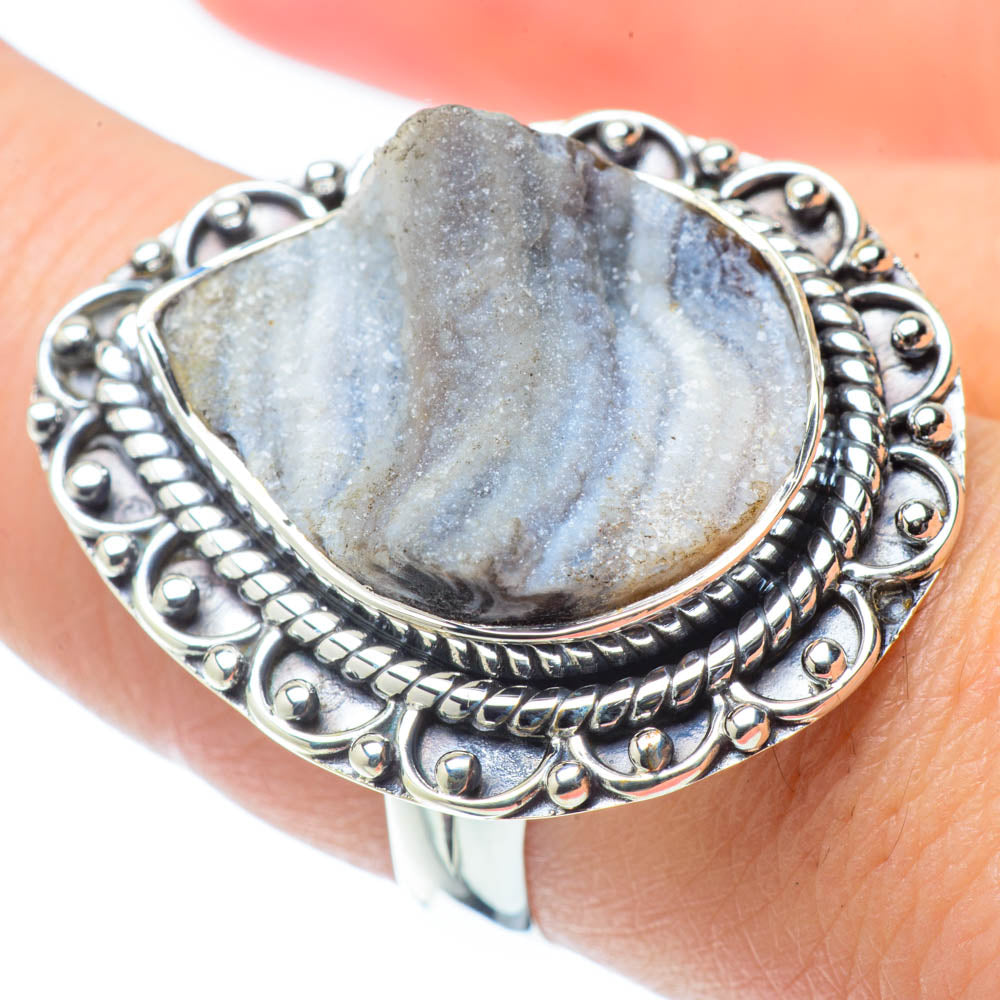 Desert Druzy Rings handcrafted by Ana Silver Co - RING31092