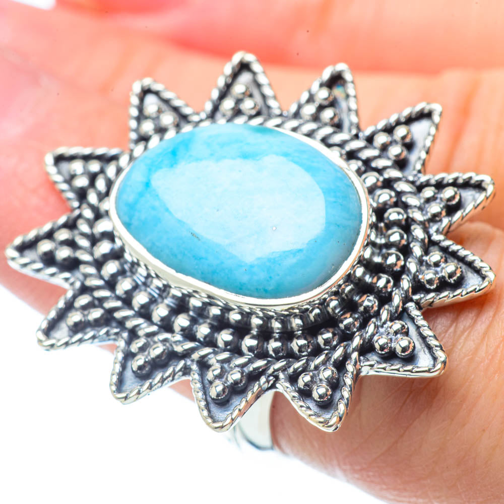 Larimar Rings handcrafted by Ana Silver Co - RING31095