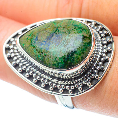 Azurite Rings handcrafted by Ana Silver Co - RING31109