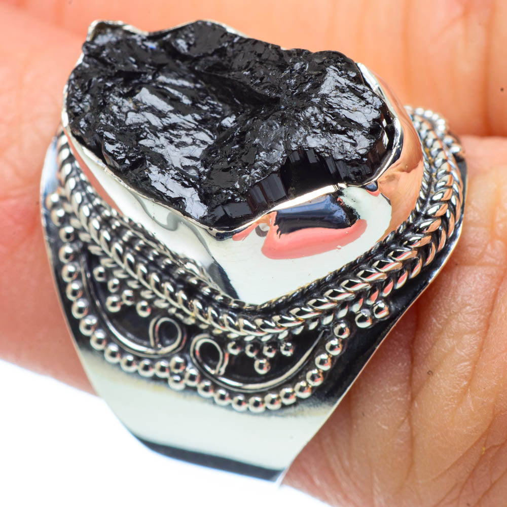 Tektite Rings handcrafted by Ana Silver Co - RING31221
