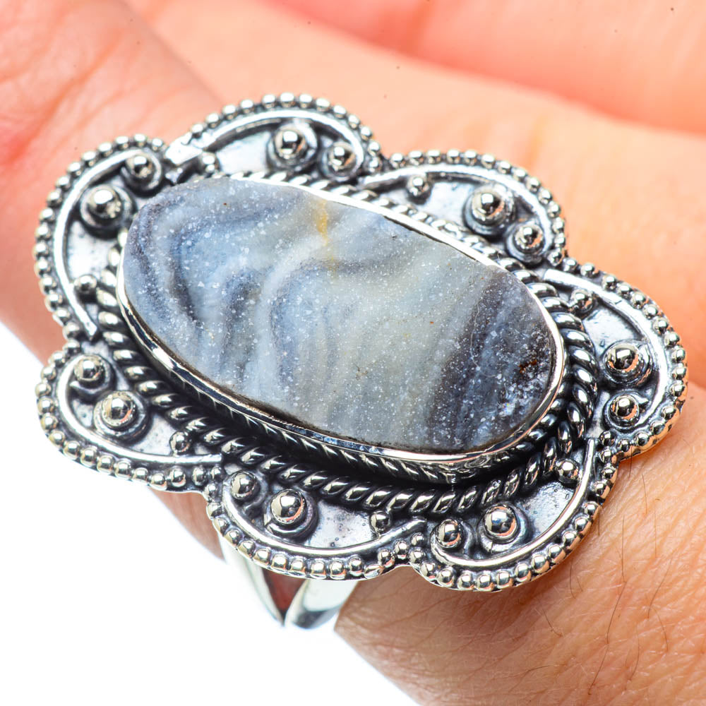 Desert Druzy Rings handcrafted by Ana Silver Co - RING31420