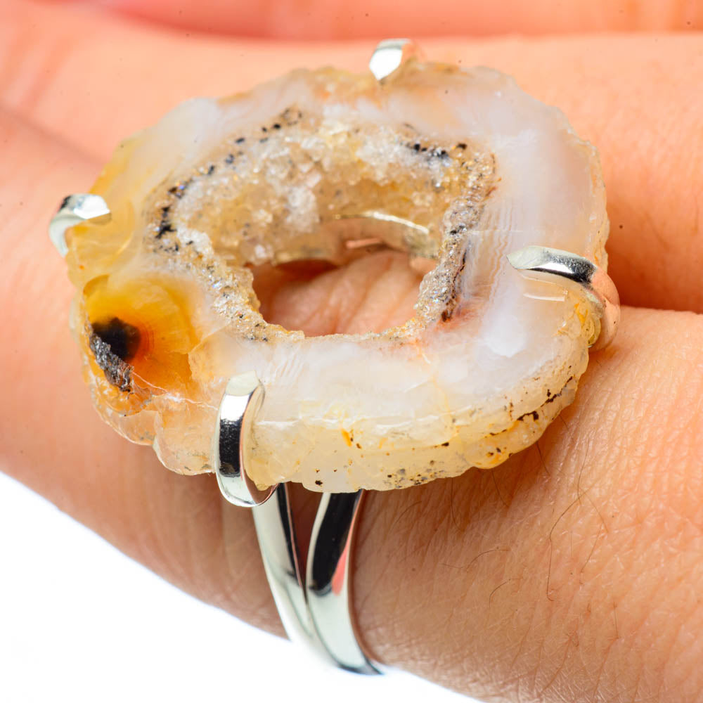 Occo Geode Slice Rings handcrafted by Ana Silver Co - RING31540