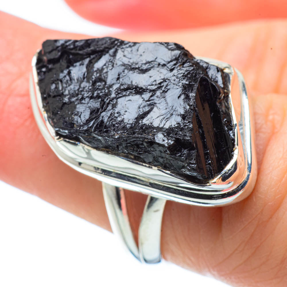 Tektite Rings handcrafted by Ana Silver Co - RING31599
