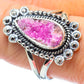 Cobalto Calcite Druzy Rings handcrafted by Ana Silver Co - RING31620