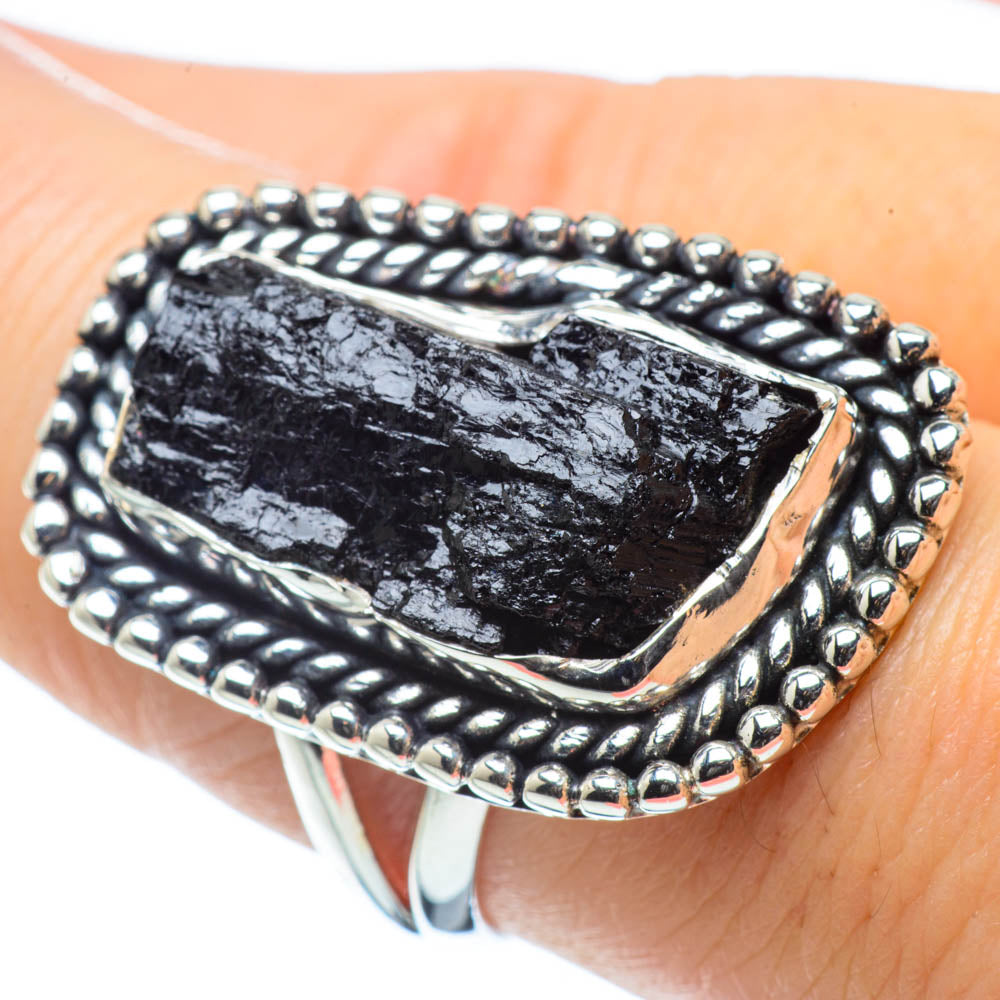 Tektite Rings handcrafted by Ana Silver Co - RING31646